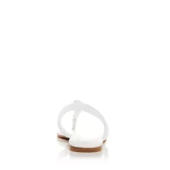 Best Pirce 💯 KURT GEIGER LONDON 👩 Women's Kensington T-Strap 🩴 Sandals White ⭐ -Luxury Women Shoes Shop unnamed file 727