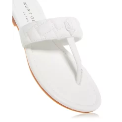 Best Pirce 💯 KURT GEIGER LONDON 👩 Women's Kensington T-Strap 🩴 Sandals White ⭐ -Luxury Women Shoes Shop unnamed file 728