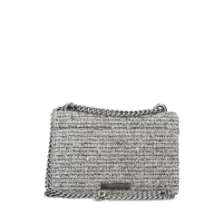Best Pirce ✔️ KURT GEIGER LONDON Shoreditch Small Tweed Crossbody Silver 🎉 -Luxury Women Shoes Shop unnamed file 732