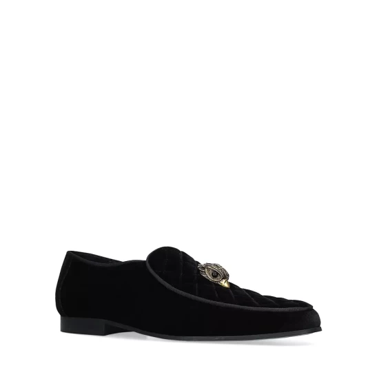 Cheap ๐ฅ KURT GEIGER LONDON Men's Hugh Eagle Head Quilted Velvet Slip On Loafers Black โญ 2 Cheap ๐ฅ KURT GEIGER LONDON Men's Hugh Eagle Head Quilted Velvet Slip On Loafers Black โญ