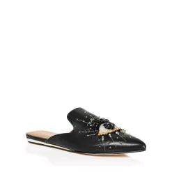 Wholesale 🔔 KURT GEIGER LONDON 👩 Women's Olive Embellished Mules Black 👏