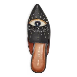 Wholesale 🔔 KURT GEIGER LONDON 👩 Women's Olive Embellished Mules Black 👏 -Luxury Women Shoes Shop unnamed file 755