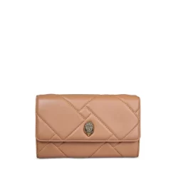 Cheap ๐ KURT GEIGER LONDON Kensington Quilted Leather Wallet On A Chain Light Pastel ๐