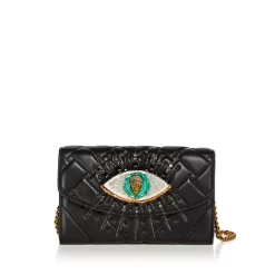 Buy โ๏ธ KURT GEIGER LONDON Kensington Eye Leather Wallet Crossbody Black ๐ฏ