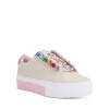 Brand new ✨ KURT GEIGER LONDON 👩 Women's Liviah Love Multicolor Heart Crystal 👟 Sneakers Natural 😉 -Luxury Women Shoes Shop unnamed file 796