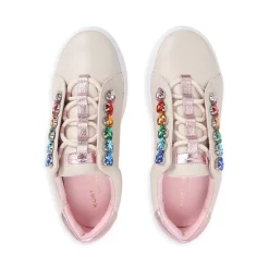 Brand new ✨ KURT GEIGER LONDON 👩 Women's Liviah Love Multicolor Heart Crystal 👟 Sneakers Natural 😉 -Luxury Women Shoes Shop unnamed file 799