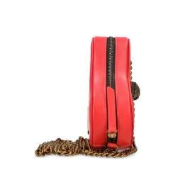 Cheap ❤️ KURT GEIGER LONDON Kensington Small Heart X Body Crossbody Dark Red 😀 -Luxury Women Shoes Shop unnamed file 815