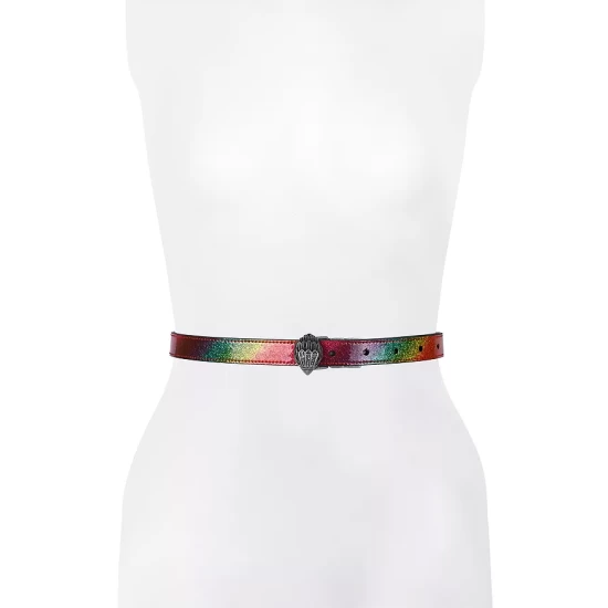 Coupon ๐ฅฐ KURT GEIGER LONDON ๐ฉ Women's Reversible Metallic Rainbow Belt Multi โจ 3 Coupon ๐ฅฐ KURT GEIGER LONDON ๐ฉ Women's Reversible Metallic Rainbow Belt Multi โจ - Image 2