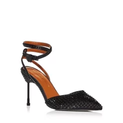 Top 10 😍 KURT GEIGER LONDON 👩 Women's Bond Embellished Pointed Toe Pumps Black 😀