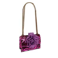 Best deal ❤️ KURT GEIGER LONDON Shoreditch Small Sequins Crossbody Purple/gold ⌛ -Luxury Women Shoes Shop unnamed file 847
