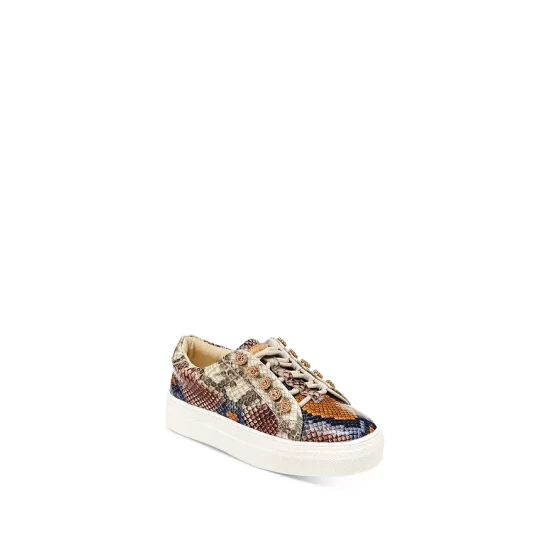 Coupon 😍 KURT GEIGER LONDON 👧 Girls' Mini Liviah Python-Embossed Platform Low Top 👟 Sneakers - Toddler, Little Kid, Big Kid Brown 💯 3 Coupon 😍 KURT GEIGER LONDON 👧 Girls' Mini Liviah Python-Embossed Platform Low Top 👟 Sneakers - Toddler, Little Kid, Big Kid Brown 💯
