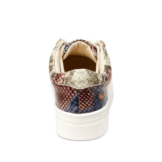 Coupon 😍 KURT GEIGER LONDON 👧 Girls' Mini Liviah Python-Embossed Platform Low Top 👟 Sneakers - Toddler, Little Kid, Big Kid Brown 💯 5 Coupon 😍 KURT GEIGER LONDON 👧 Girls' Mini Liviah Python-Embossed Platform Low Top 👟 Sneakers - Toddler, Little Kid, Big Kid Brown 💯 - Image 3