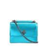 Outlet 🧨 KURT GEIGER LONDON Shoreditch Small Metallic Leather Crossbody Turquoise/silver 😍 -Luxury Women Shoes Shop unnamed file 856
