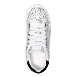 Outlet ⌛ KURT GEIGER LONDON 👩 Women's Laney Crystal Embellished Low Top 👟 Sneakers White 🔥 -Luxury Women Shoes Shop unnamed file 862