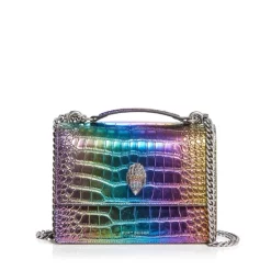 Wholesale 🤩 KURT GEIGER LONDON Shoreditch Ombré Croc Embossed Leather Crossbody Open Miscellaneous 🌟