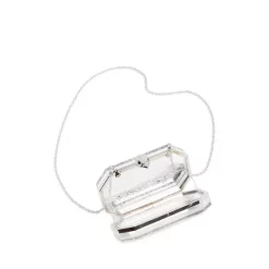 Cheap 🎁 KURT GEIGER LONDON Kensington Glitter Clutch Crossbody White ✨ -Luxury Women Shoes Shop unnamed file 877