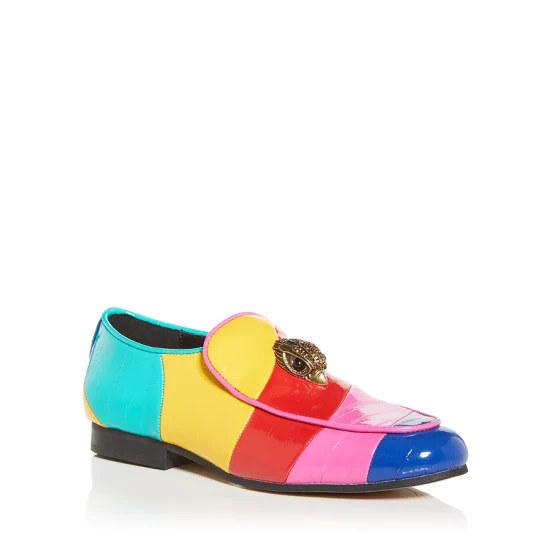 Flash Sale ⌛ KURT GEIGER LONDON 👩 Women's Holly Eagle Apron Toe Loafers Multi 🌟 3 Flash Sale ⌛ KURT GEIGER LONDON 👩 Women's Holly Eagle Apron Toe Loafers Multi 🌟