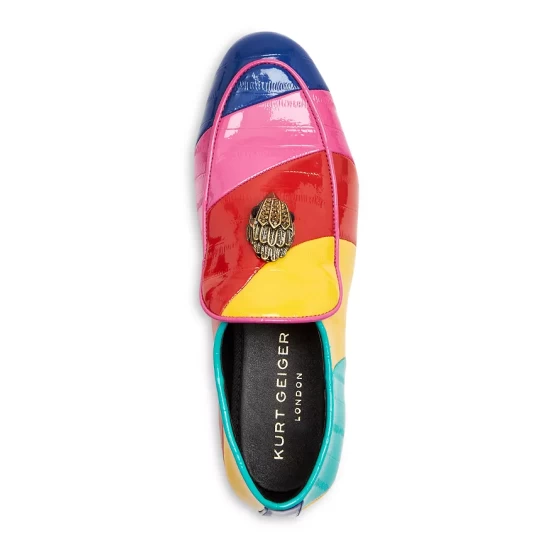 Flash Sale ⌛ KURT GEIGER LONDON 👩 Women's Holly Eagle Apron Toe Loafers Multi 🌟 5 Flash Sale ⌛ KURT GEIGER LONDON 👩 Women's Holly Eagle Apron Toe Loafers Multi 🌟 - Image 3