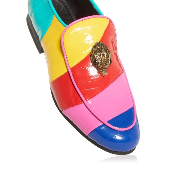 Flash Sale ⌛ KURT GEIGER LONDON 👩 Women's Holly Eagle Apron Toe Loafers Multi 🌟 7 Flash Sale ⌛ KURT GEIGER LONDON 👩 Women's Holly Eagle Apron Toe Loafers Multi 🌟 - Image 5