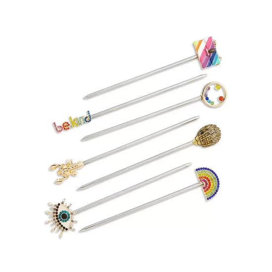 Cheapest 🎉 KURT GEIGER LONDON Rainbow Cocktail Pick Set - 150th Anniversary Exclusive Multi 💯 5 Cheapest 🎉 KURT GEIGER LONDON Rainbow Cocktail Pick Set - 150th Anniversary Exclusive Multi 💯 - Image 3