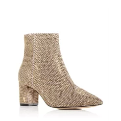Hot Sale 🌟 KURT GEIGER LONDON 👩 Women's Burlington Block Heel Booties Dark Beige 👏