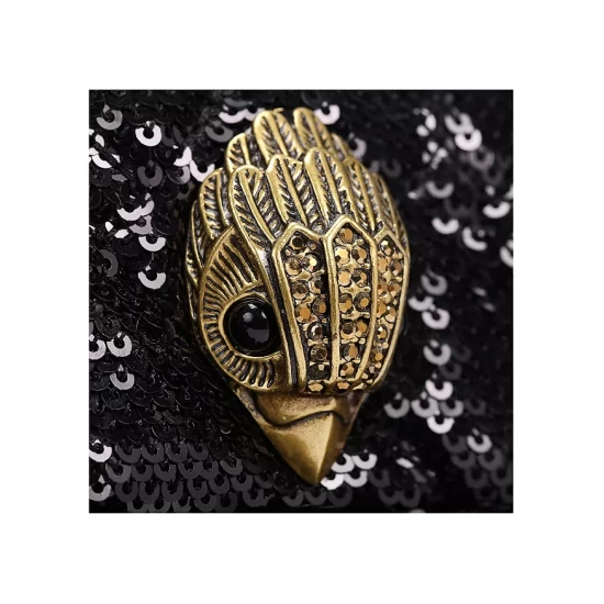 Hot Sale ๐งจ KURT GEIGER LONDON Kensington Mini Ruffled Sequins Crossbody Black/gold ๐ 6 Hot Sale ๐งจ KURT GEIGER LONDON Kensington Mini Ruffled Sequins Crossbody Black/gold ๐ - Image 4