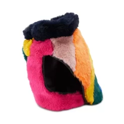 New 🎉 KURT GEIGER LONDON Rainbow Faux Fur 🦮 Dog 🧥 Coat - 150th Anniversary Exclusive Multi 😀 -Luxury Women Shoes Shop unnamed file 956