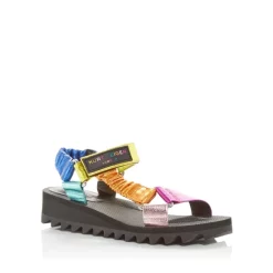 Brand new 🧨 KURT GEIGER LONDON 👩 Women's Orian Color Block 🩴 Sandals Open Misce 🧨